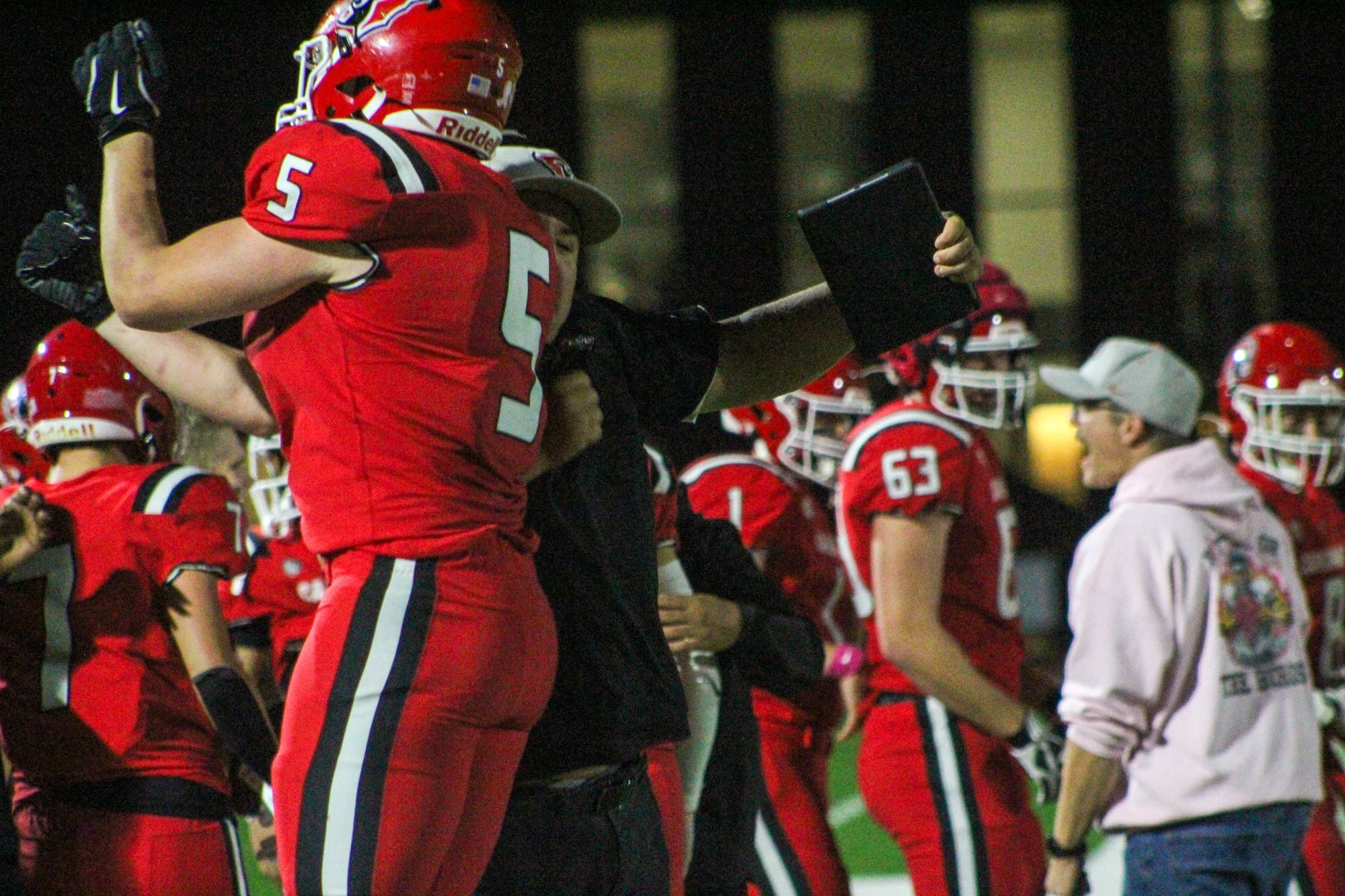 Lincoln football takes over in the second half to down Wells, take over second in the PIL