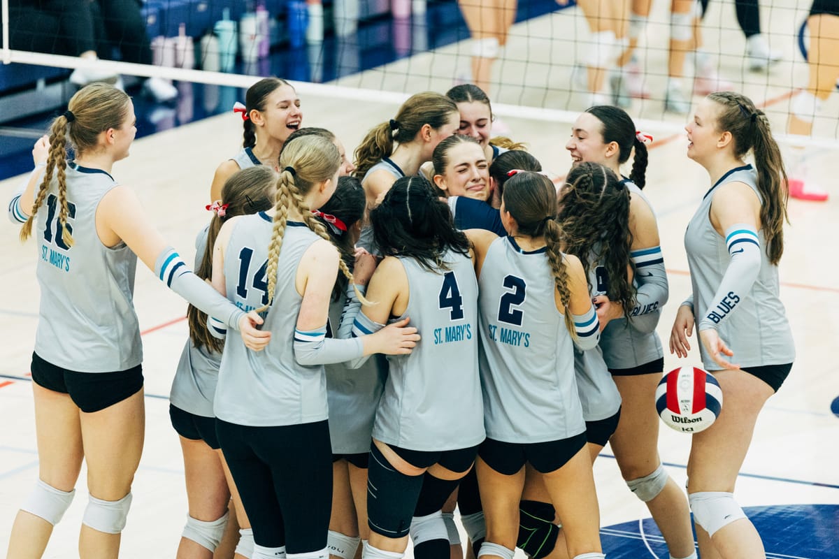 St. Mary's girls volleyball enters postseason after memorable senior night